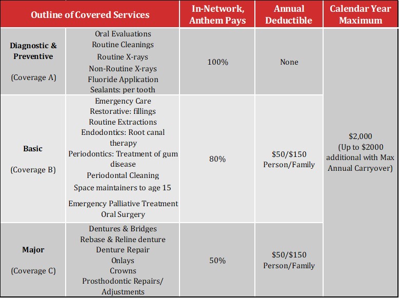 dental chart